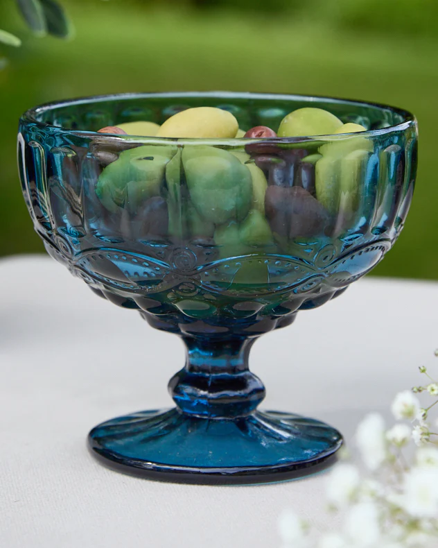 12 Pc Aurielle Blue Glassware Set - Image 5