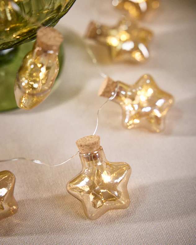 LED Glass Star String Lights - Image 2