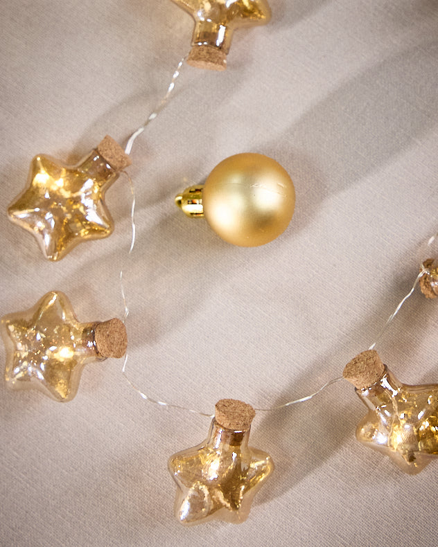 LED Glass Star String Lights - Image 3