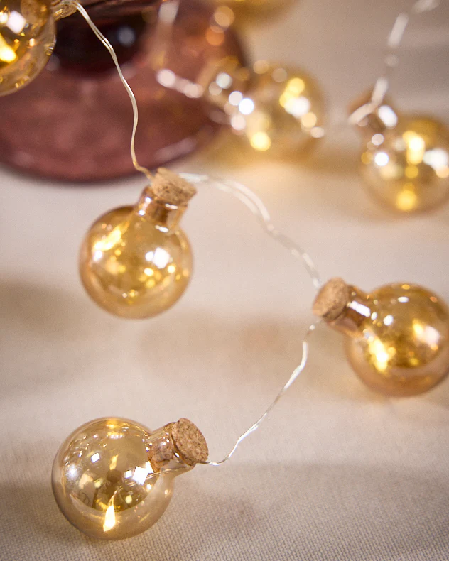LED Glass Ball String Lights - Image 3