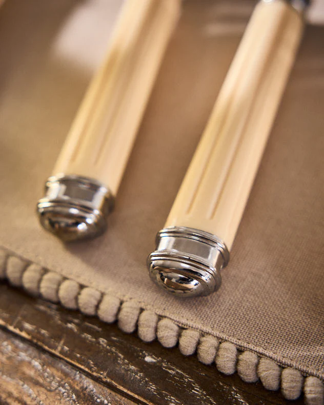 24pc Ribbed Handle Cutlery Set - Image 2