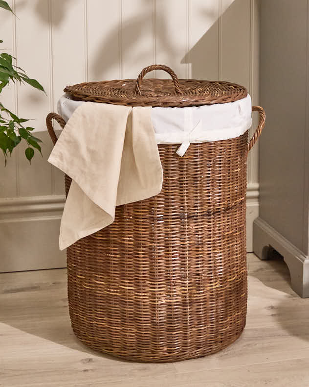 Aden Rattan Laundry Basket - Image 2