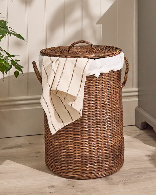 Aden Rattan Laundry Basket - Image 3