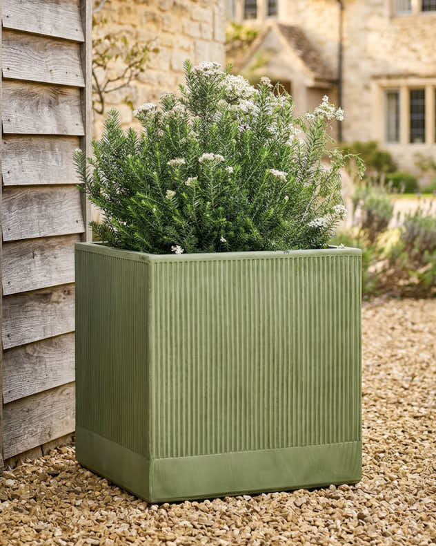 Agri Green Ribbed Planter Collection - Image 5