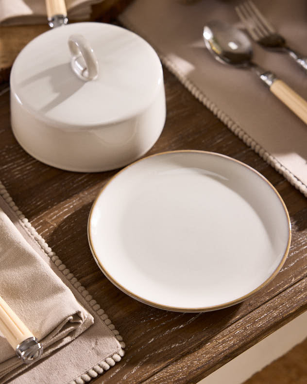 Alabaster Circular Butter Dish - Image 6