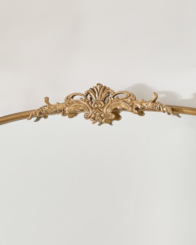 Alzonne Ornate Half Mirror 76cm x 102cm - Image 2