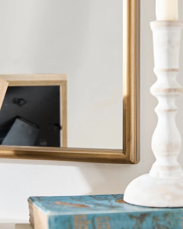 Alzonne Ornate Half Mirror 76cm x 102cm - Image 3