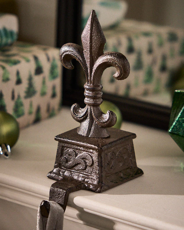 Antique Brown Stocking Holder - Image 2