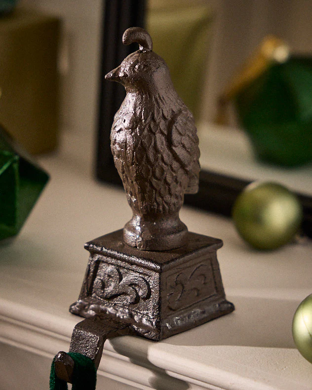 Antique Brown Stocking Holder - Image 4