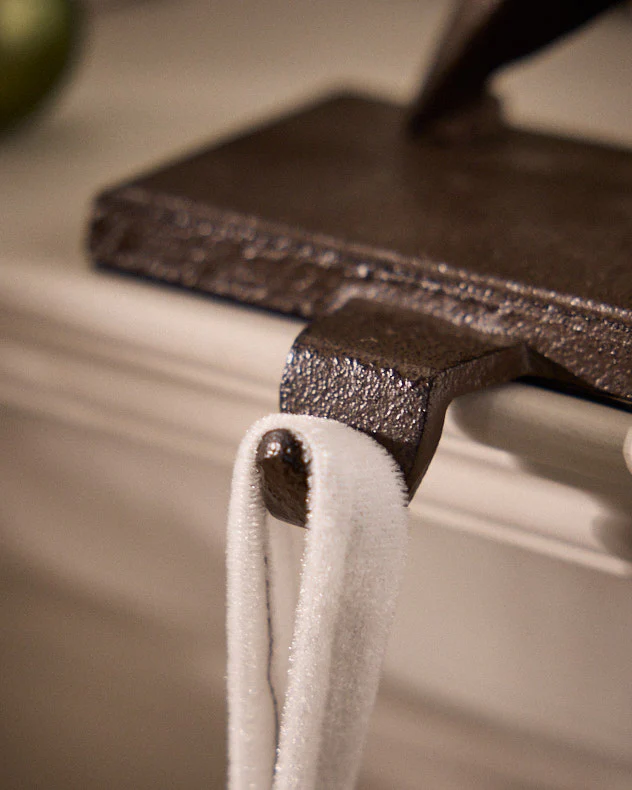 Antique Brown Star Stocking Holder - Image 4