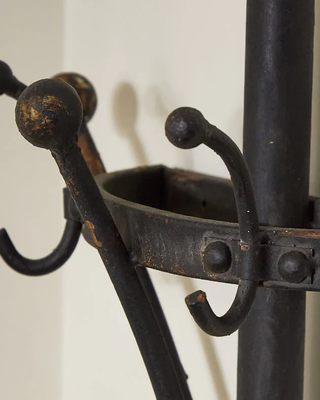 Antique Effect Wall Coat Rack - Image 4