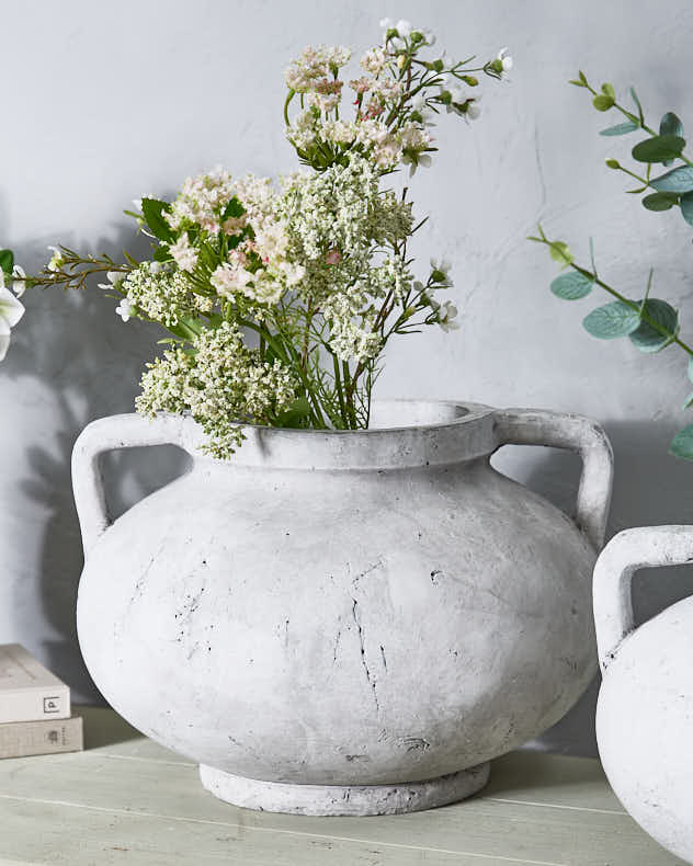 Antique Style Grey Pelike Vase - Image 2