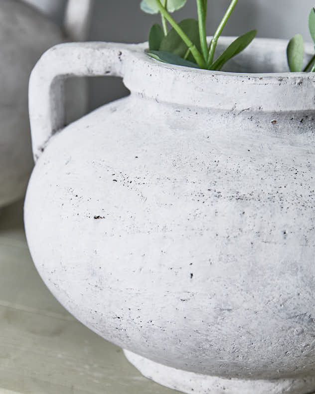Antique Style Grey Pelike Vase - Image 3