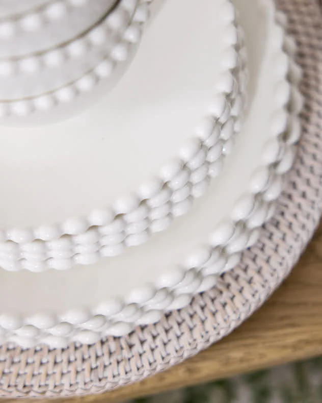 Blanche Perle Beaded Dinnerware Collection - Image 6