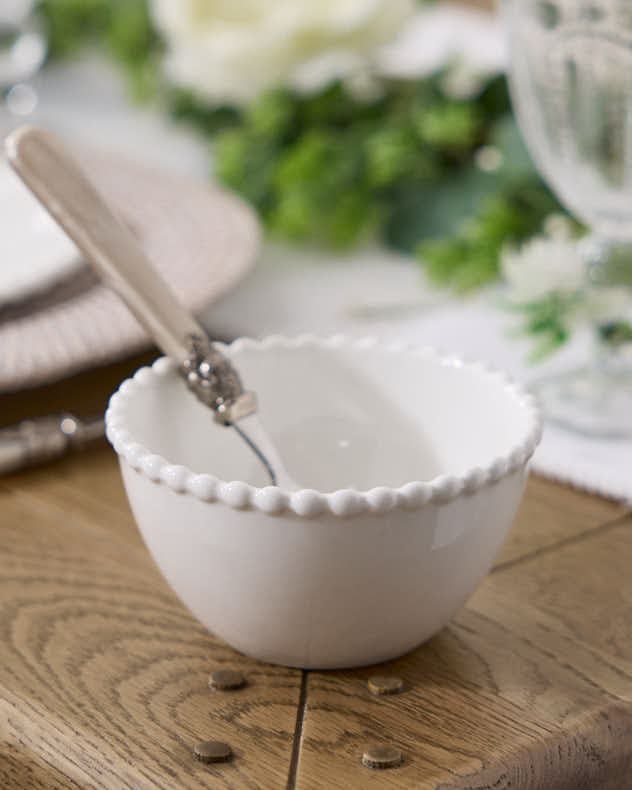 Blanche Perle Beaded Dinnerware Collection - Image 8