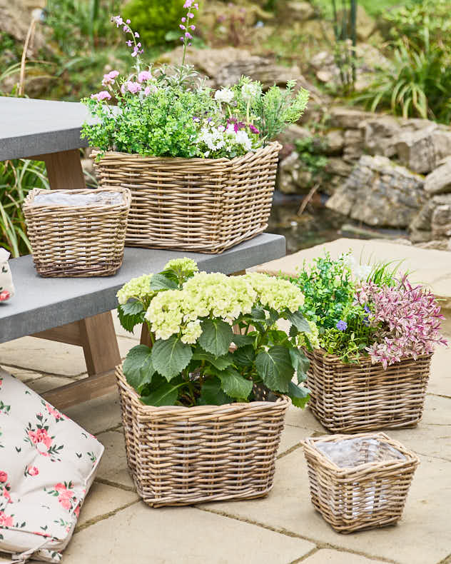 Bala Square Lined Planter Baskets - Image 3