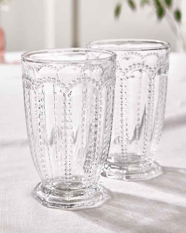 Bella Perle Clear Tall Tumbler - Image 3