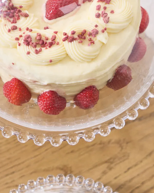 Bella Perle Glass Cake Stand - Image 3