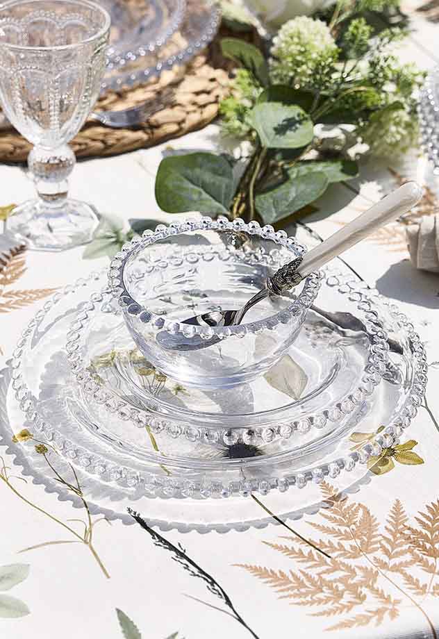 Bella Perle Glass Dinner Plate - Image 3