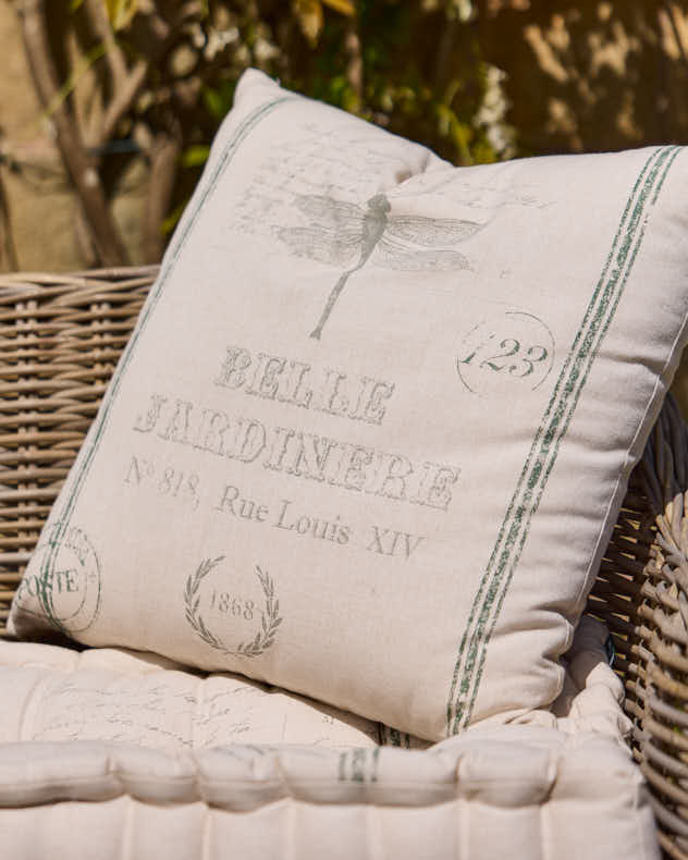 Belle Jardinere Green Garden Cushions - Image 4