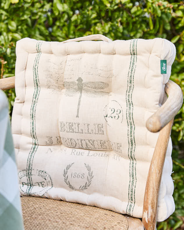 Belle Jardinere Green Outdoor Box Cushion