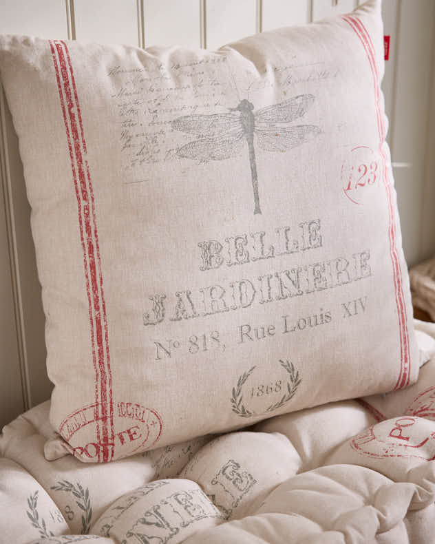 Belle Jardinere Red Indoor Cushions - Image 5