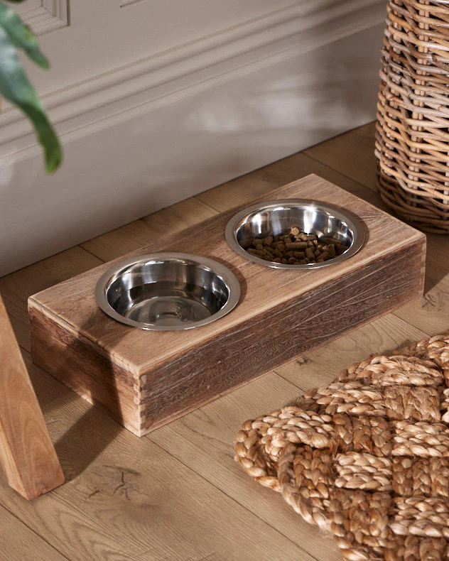 Bergen Wooden Pet Feeding Station - Image 4