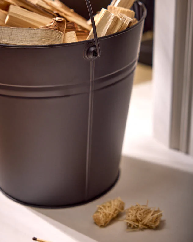 Black Kindling Bucket - Image 4