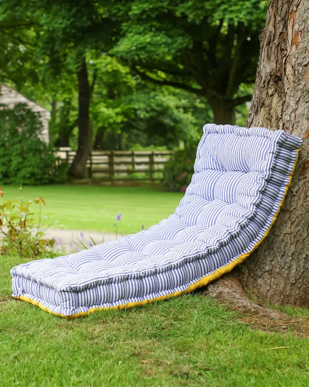 Nautical Stripe Garden Bench Cushion - Image 2