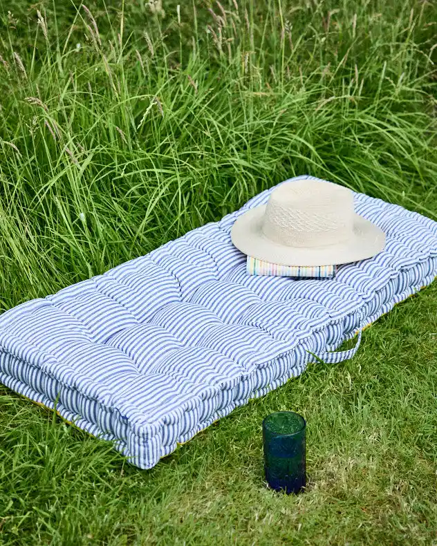 Nautical Stripe Garden Bench Cushion - Image 3