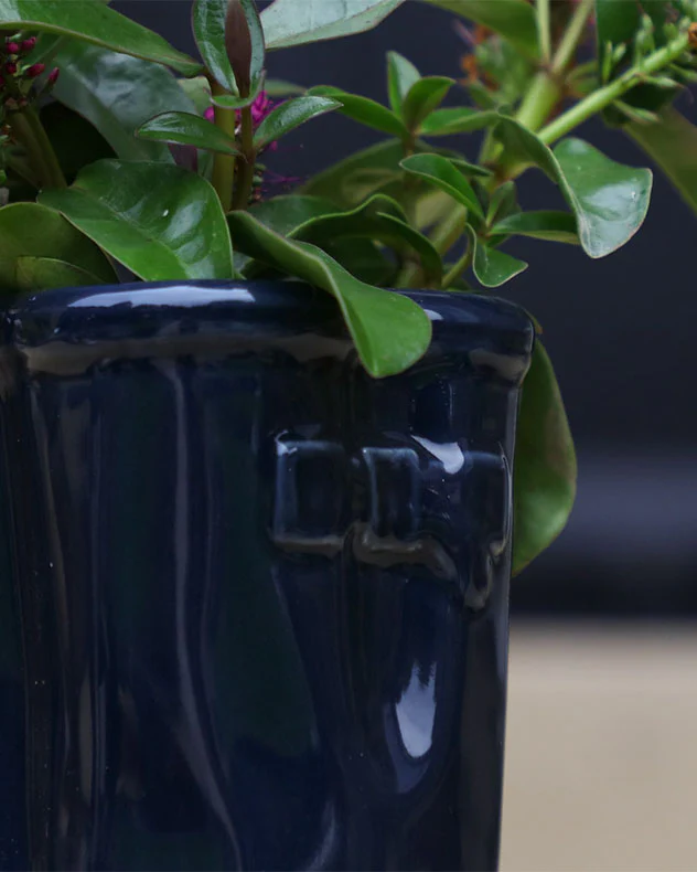 Midnight Blue Welly Boot Planter - Image 3