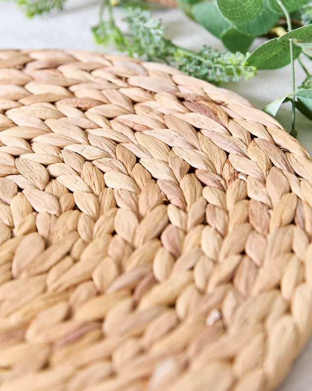Lakelyn Water Hyacinth Round Placemat - Image 4