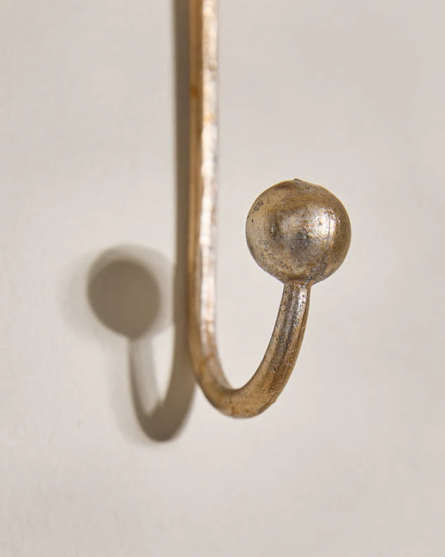 Brass Effect Metal Hare Wall Hook - Image 3