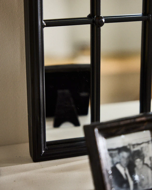Canet Black Tall Indoor Mirror 107cm x 65cm - Image 4
