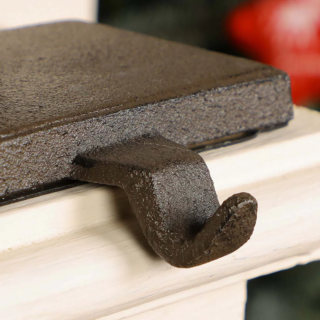 Cast Iron Christmas Tree Stocking Holder - Image 3
