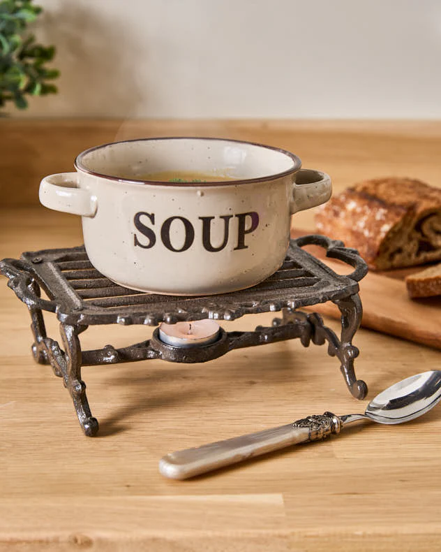 Cast Iron Hot Plate with Single Tealight Holder