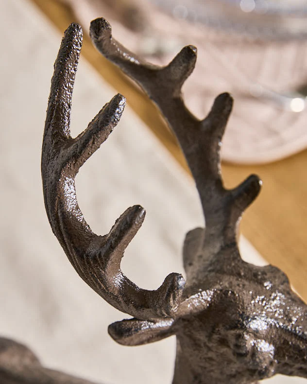 Cast Iron Stag Wine Bottle Holder - Image 5