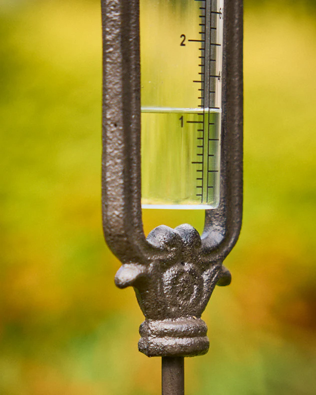Cast Iron Standing Rain Gauge - Image 4