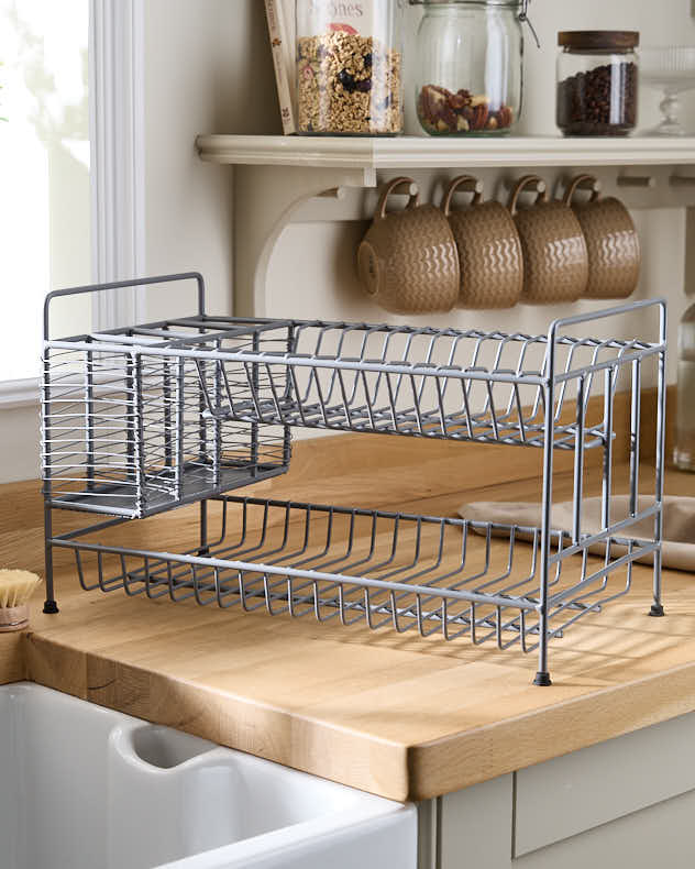 Cast Iron Two Tier Dish Drainer - Image 3