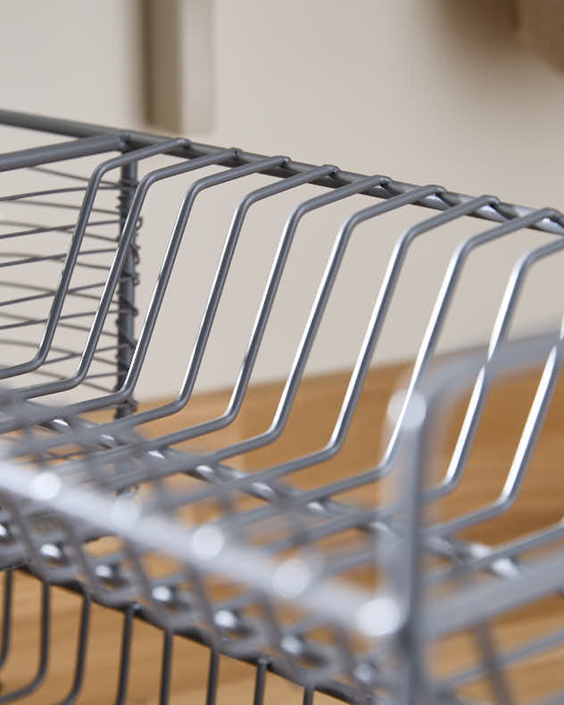 Cast Iron Two Tier Dish Drainer - Image 4