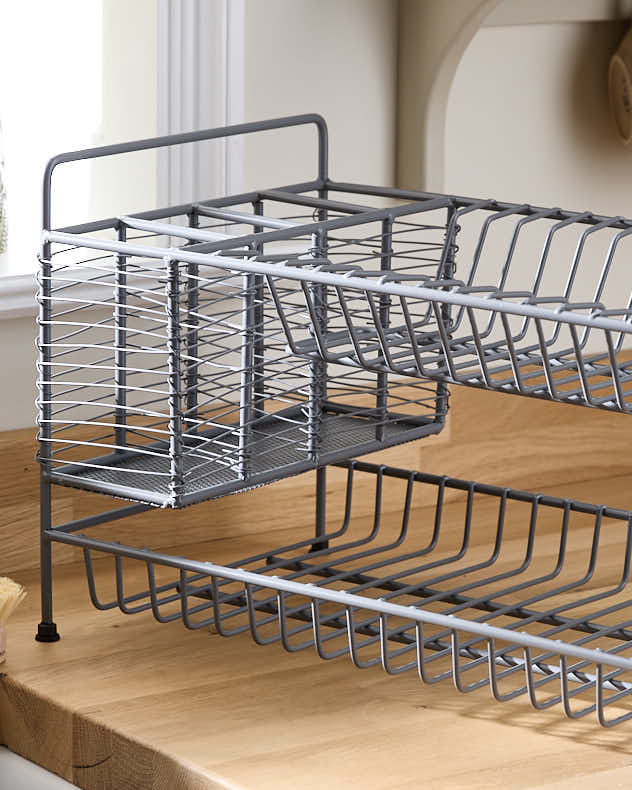 Cast Iron Two Tier Dish Drainer - Image 6