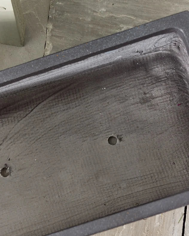 Charcoal Dusk Rib Planter Set of 2 - Image 4