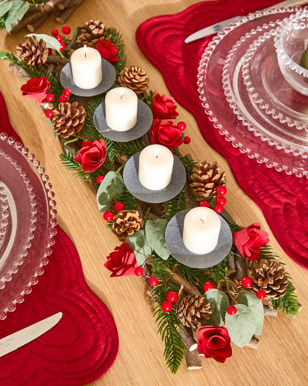 Christmas Rose Candle Holder Collection - Image 2