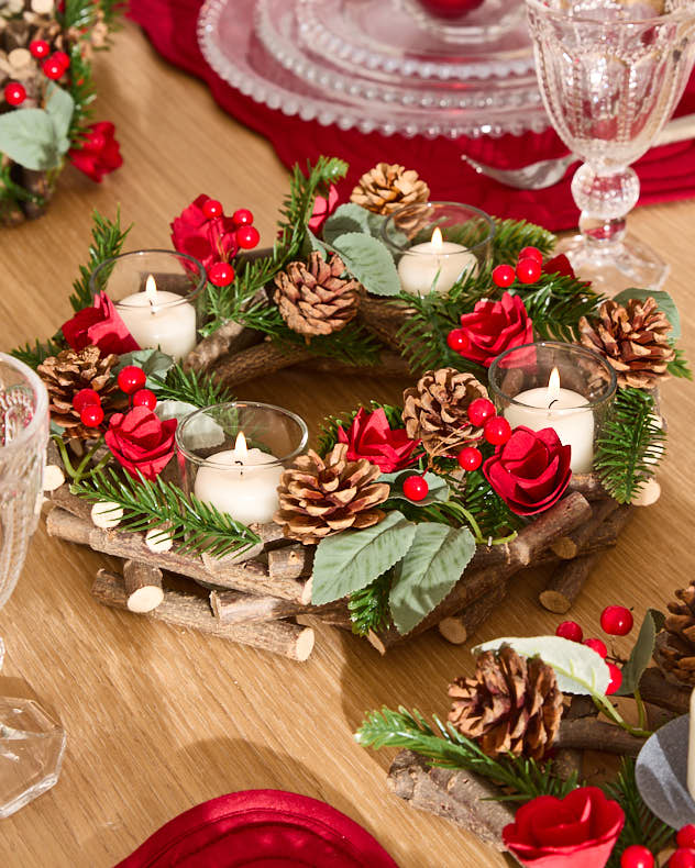 Christmas Rose Candle Holder Collection - Image 3