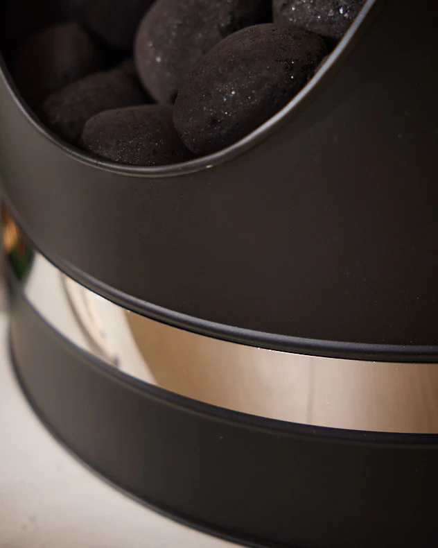 Chrome Band Coal Bucket - Image 3