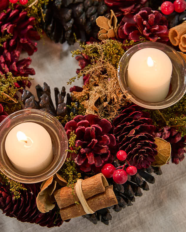 Cinnamon Pine Candle Holders - Image 5