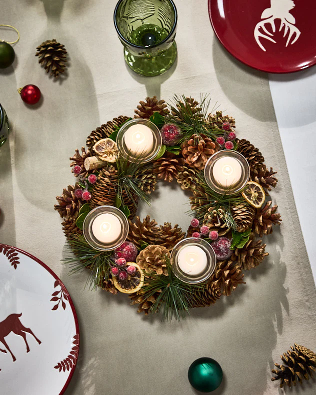 Citrus Spice Round Tealight Centrepiece - Image 4