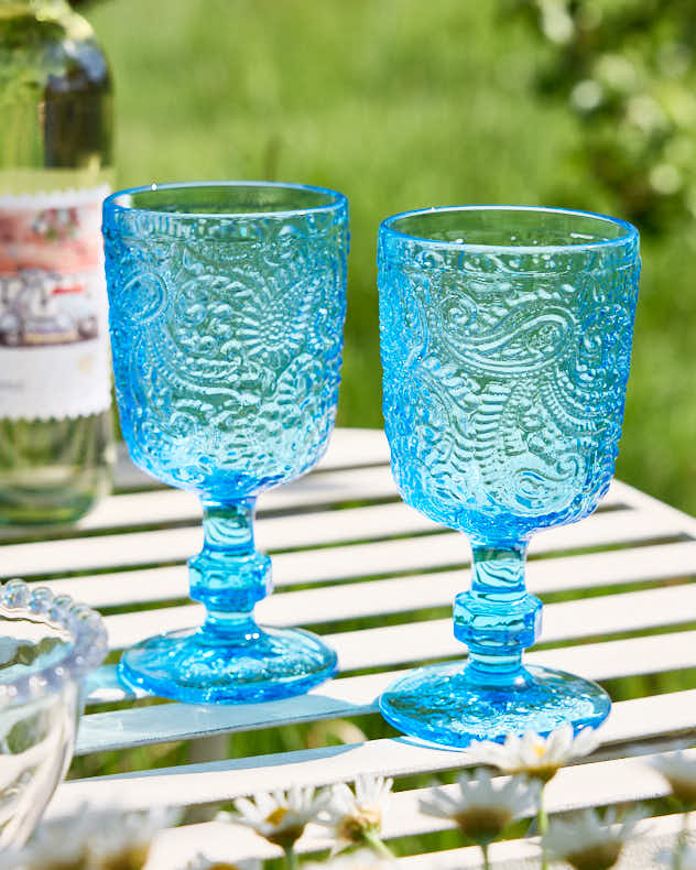 Cool Blue Glassware Collection - Image 2