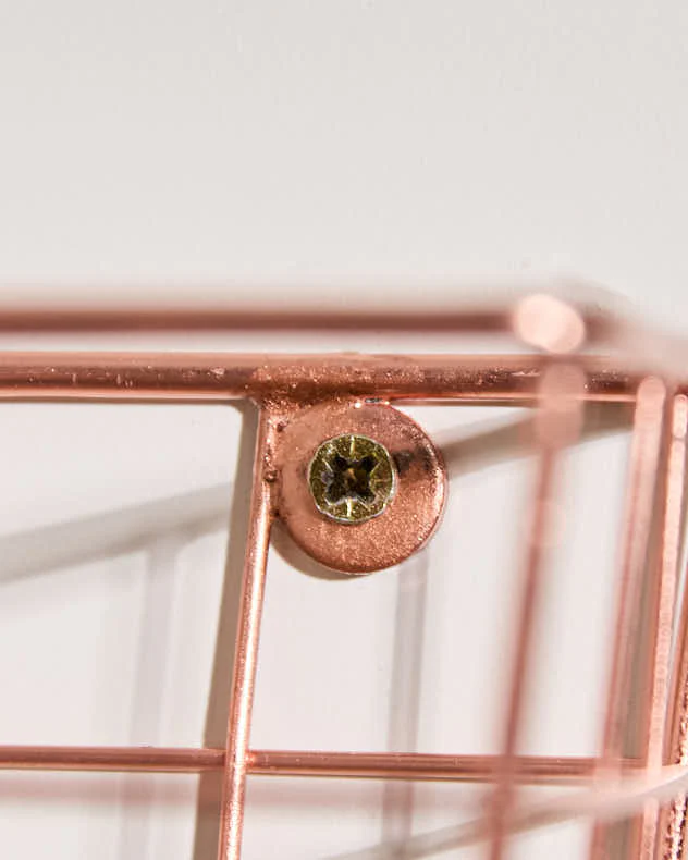 Copper Wall Storage Basket - Image 4