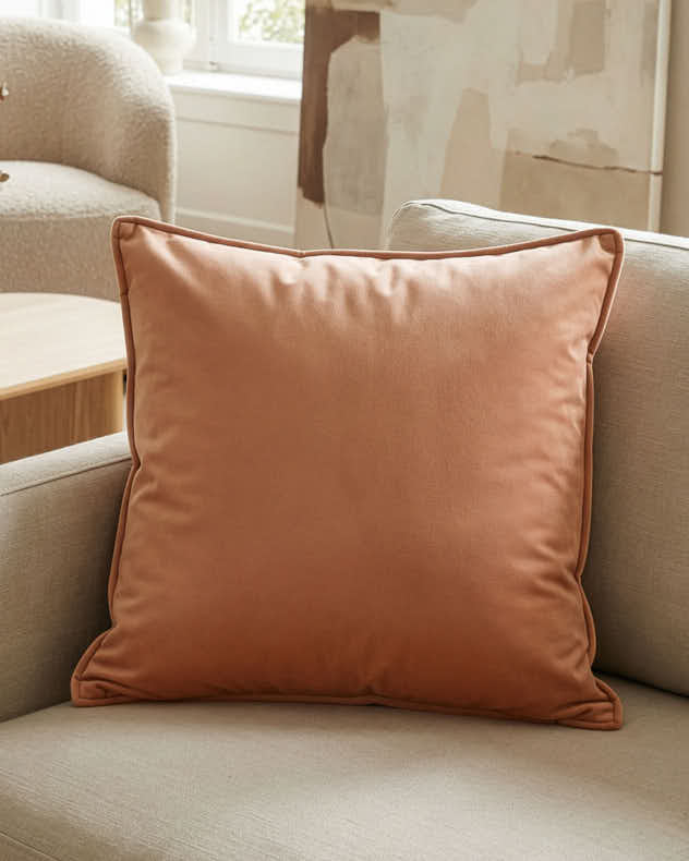 Coral Sunset Soft Cushion